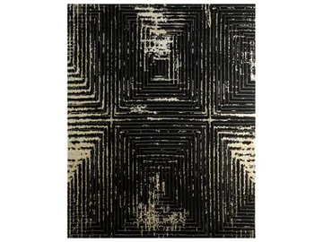 UVENUTI LRB-1592 Ebony/Marigold - Rectangular handmade rug by Jaipur Rugs - view 2